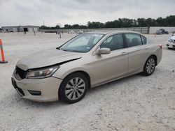 Salvage cars for sale at New Braunfels, TX auction: 2015 Honda Accord EX
