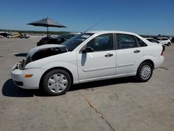 Salvage cars for sale at Grand Prairie, TX auction: 2007 Ford Focus ZX4