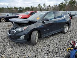 Salvage cars for sale at Windham, ME auction: 2018 Chevrolet Equinox LT