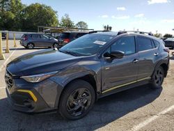 Subaru salvage cars for sale: 2024 Subaru Crosstrek Sport