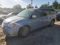 Salvage cars for sale from Copart Midway, FL: 2013 Chrysler Town & Country Touring L