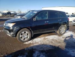 Salvage cars for sale from Copart Rocky View County, AB: 2009 Acura MDX