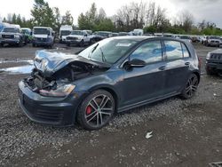 Salvage cars for sale at Portland, OR auction: 2017 Volkswagen GTI S/SE