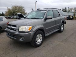 Salvage cars for sale at Woodburn, OR auction: 2005 Toyota Sequoia Limited