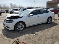 Chevrolet salvage cars for sale: 2017 Chevrolet Malibu LT