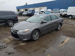 Vehiculos salvage en venta de Copart Woodhaven, MI: 2017 Toyota Camry LE