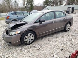 Salvage cars for sale at West Warren, MA auction: 2011 Honda Civic LX