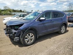 Salvage cars for sale from Copart Columbia Station, OH: 2014 Honda CR-V EXL