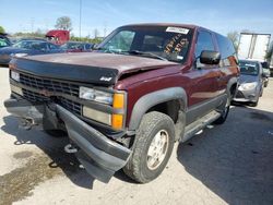 Salvage cars for sale at Bridgeton, MO auction: 1992 Chevrolet Blazer K1500