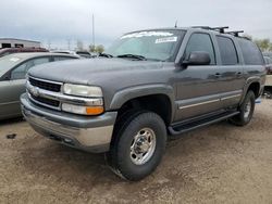 Salvage cars for sale from Copart Elgin, IL: 2002 Chevrolet Suburban K2500