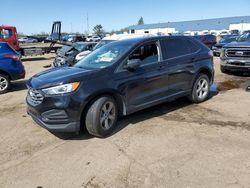 Salvage cars for sale from Copart Woodhaven, MI: 2019 Ford Edge SE