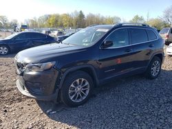 Salvage cars for sale at Chalfont, PA auction: 2019 Jeep Cherokee Latitude Plus