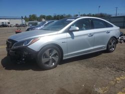 Salvage cars for sale at Pennsburg, PA auction: 2017 Hyundai Sonata Hybrid