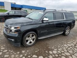 Salvage cars for sale from Copart Woodhaven, MI: 2015 Chevrolet Suburban K1500 LTZ