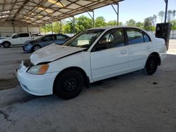 Salvage cars for sale from Copart Cartersville, GA: 2002 Honda Civic LX