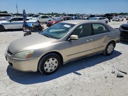 Salvage cars for sale from Copart Arcadia, FL: 2004 Honda Accord LX