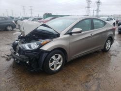 Salvage cars for sale at Elgin, IL auction: 2014 Hyundai Elantra SE