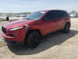 Salvage cars for sale from Copart Kansas City, KS: 2017 Jeep Cherokee Sport