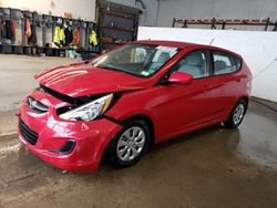 Salvage cars for sale from Copart Candia, NH: 2015 Hyundai Accent GS