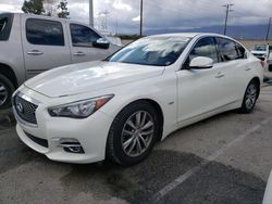Salvage cars for sale from Copart Rancho Cucamonga, CA: 2017 Infiniti Q50 Premium