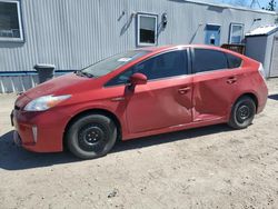Salvage cars for sale at Lyman, ME auction: 2012 Toyota Prius
