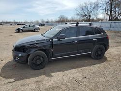 Salvage cars for sale from Copart London, ON: 2015 Audi Q5 Premium Plus