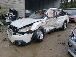 Salvage cars for sale from Copart Seaford, DE: 2014 Subaru Outback 2.5I Limited
