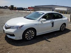 Salvage cars for sale from Copart San Diego, CA: 2017 Honda Accord Touring Hybrid