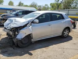 Salvage cars for sale from Copart Wichita, KS: 2010 Toyota Corolla Matrix