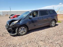 Salvage cars for sale at Phoenix, AZ auction: 2017 KIA Sedona LX