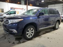 Salvage cars for sale from Copart Blaine, MN: 2013 Toyota Highlander Base