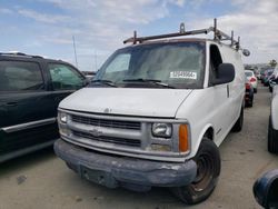 Salvage trucks for sale at Martinez, CA auction: 2000 Chevrolet Express G3500