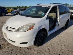 Salvage cars for sale at Houston, TX auction: 2009 Toyota Sienna CE