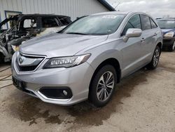 Salvage cars for sale at Pekin, IL auction: 2018 Acura RDX Advance