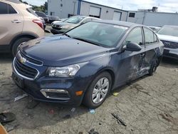 Salvage cars for sale at Vallejo, CA auction: 2015 Chevrolet Cruze LS