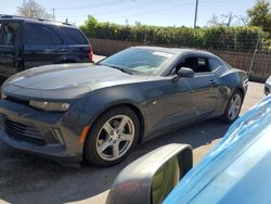 Chevrolet Camaro LT salvage cars for sale: 2017 Chevrolet Camaro LT