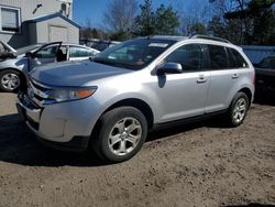 Salvage cars for sale at Lyman, ME auction: 2012 Ford Edge SEL