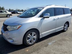 Salvage cars for sale at Rancho Cucamonga, CA auction: 2011 Nissan Quest S