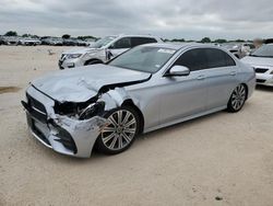 Salvage cars for sale at San Antonio, TX auction: 2021 Mercedes-Benz E 450 4matic