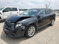 Salvage cars for sale at Grand Prairie, TX auction: 2015 Lincoln MKT