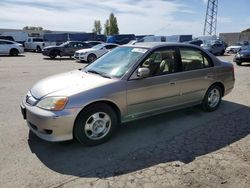 Salvage cars for sale from Copart Hayward, CA: 2003 Honda Civic Hybrid