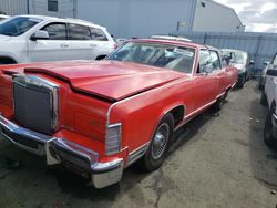 Salvage cars for sale from Copart Vallejo, CA: 1979 Lincoln Continental