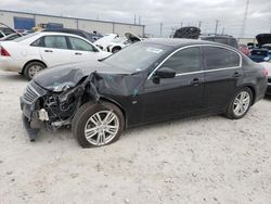 Salvage cars for sale at Haslet, TX auction: 2015 Infiniti Q40