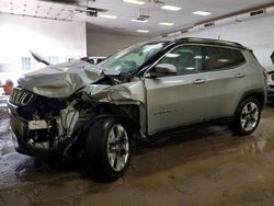 Salvage cars for sale from Copart Davison, MI: 2020 Jeep Compass Limited