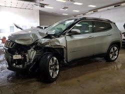 Salvage cars for sale at Davison, MI auction: 2020 Jeep Compass Limited