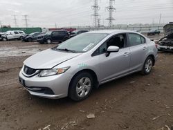 Honda salvage cars for sale: 2015 Honda Civic LX