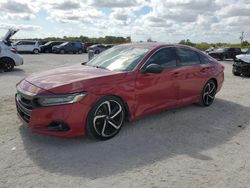 Salvage cars for sale from Copart West Palm Beach, FL: 2021 Honda Accord Sport