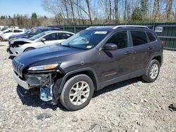 Vehiculos salvage en venta de Copart Candia, NH: 2016 Jeep Cherokee Latitude