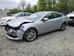 Salvage cars for sale at auction: 2017 Mazda 6 Touring