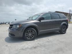 Salvage cars for sale from Copart Corpus Christi, TX: 2018 Dodge Journey SE